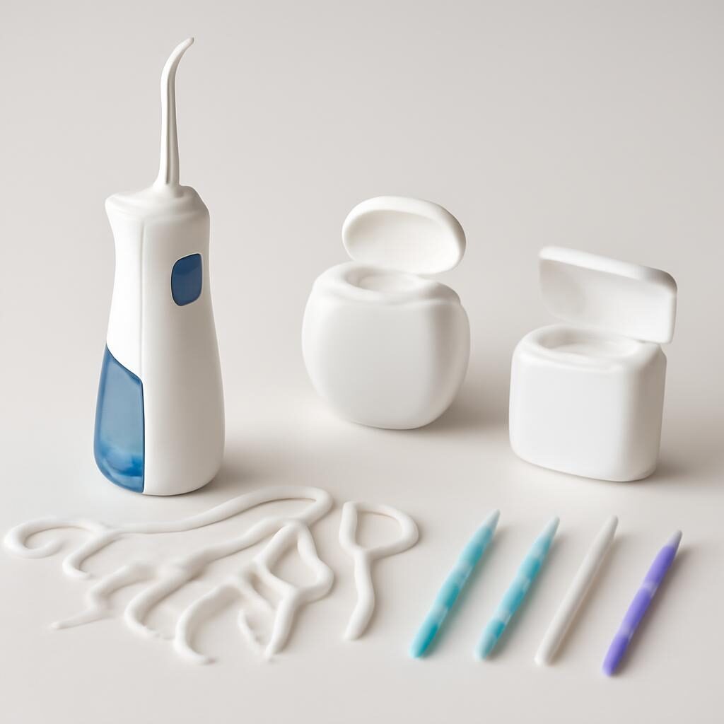 Comparatif produits d'hygiène interdentaire : fil dentaire, brossettes et irrigateur