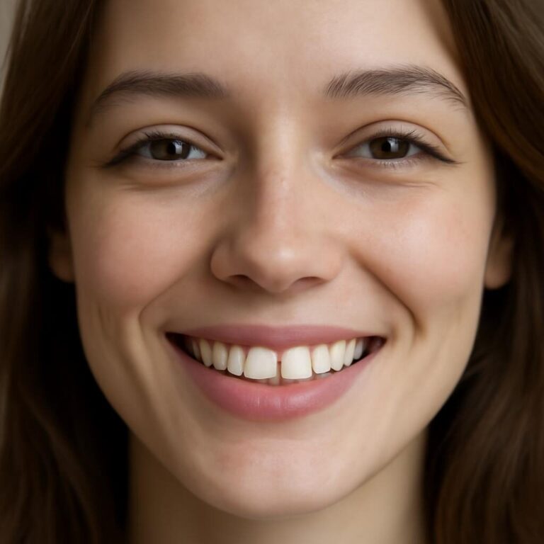 Diastème : espace visible entre les dents de devant