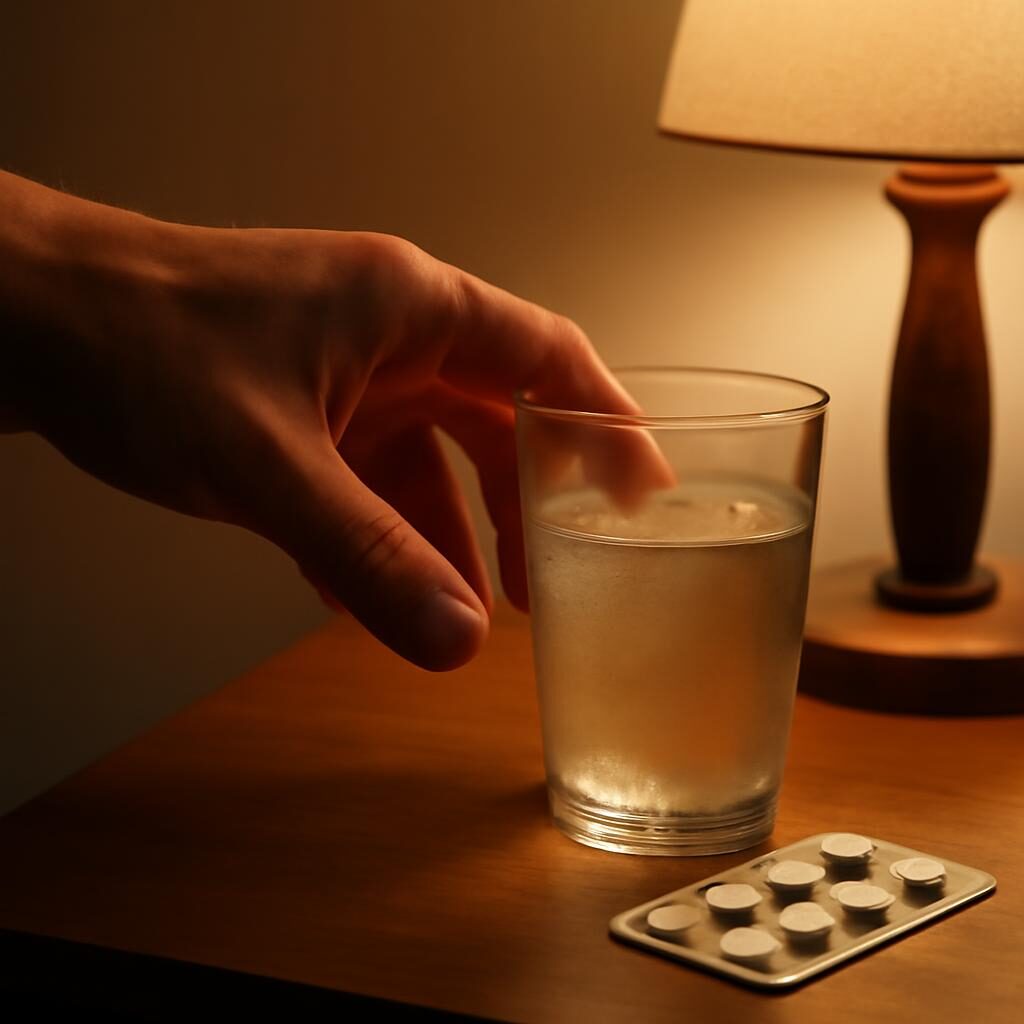 Antalgiques et eau froide pour gérer une douleur dentaire nocturne