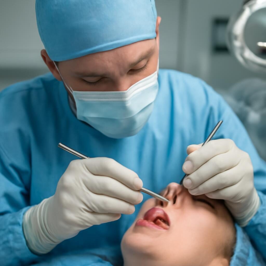 Greffe gingivale par technique microchirurgicale